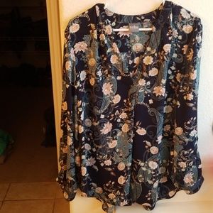 SoHo NY&Co Jean's blouse
